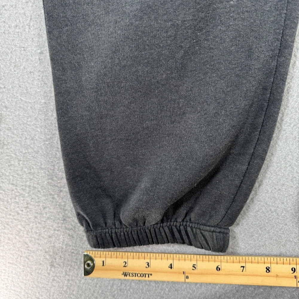 Vintage Adidas Sweatpants Adult Medium Gray Embroidered Cuff Fleece‎ Sportswear